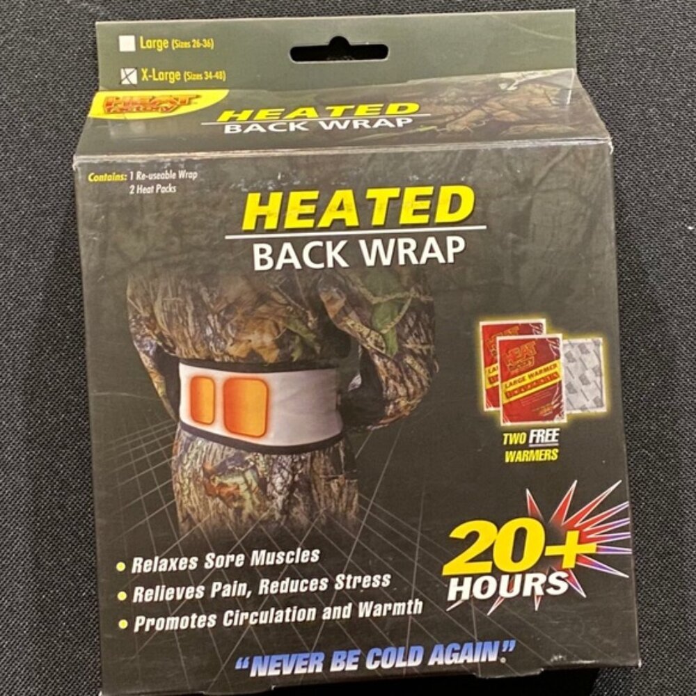 Heat Factory ~ Heated Back Wrap ~ Brand New